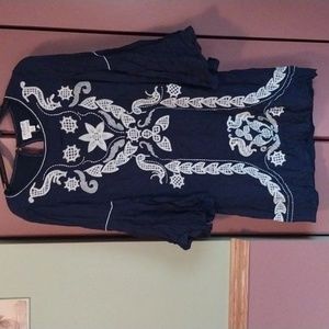 Dillard's vintage navy blue dress. Size small. NWT